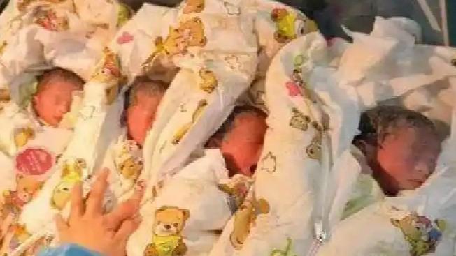 河南29岁女子顺产四胞胎，3儿1女，全家把她宠上天。说真的，看完有点五味杂陈。一