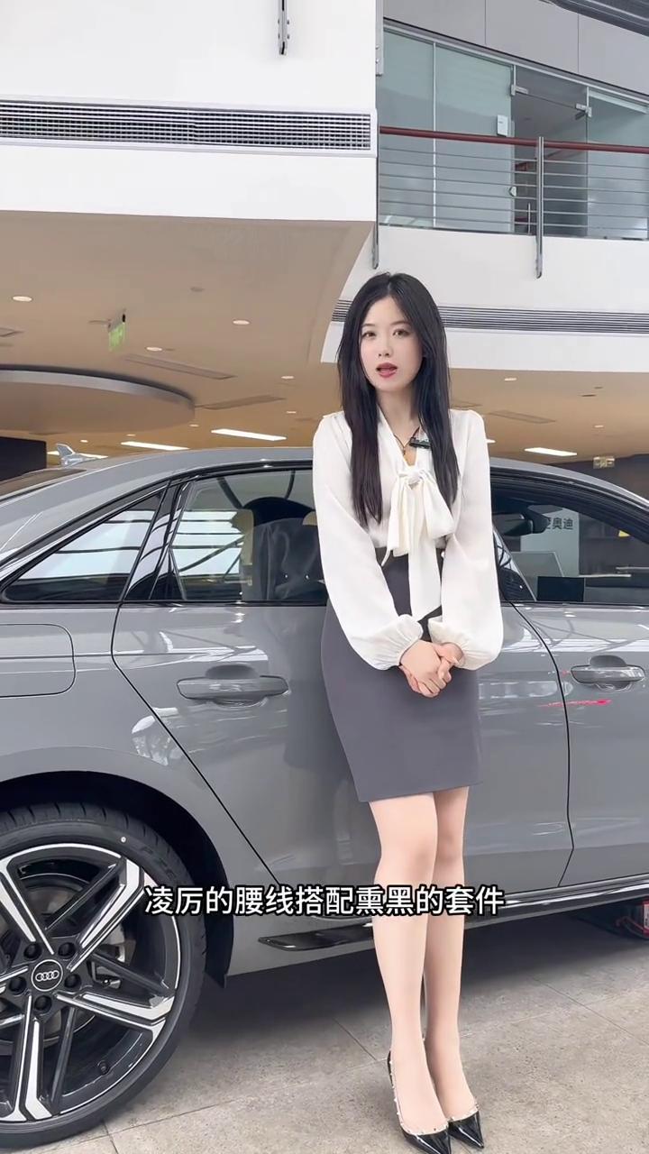 奥迪A4L。
200万车主共同的选择，奥迪A4豪华版本纳多灰。凌厉的腰线搭配熏黑
