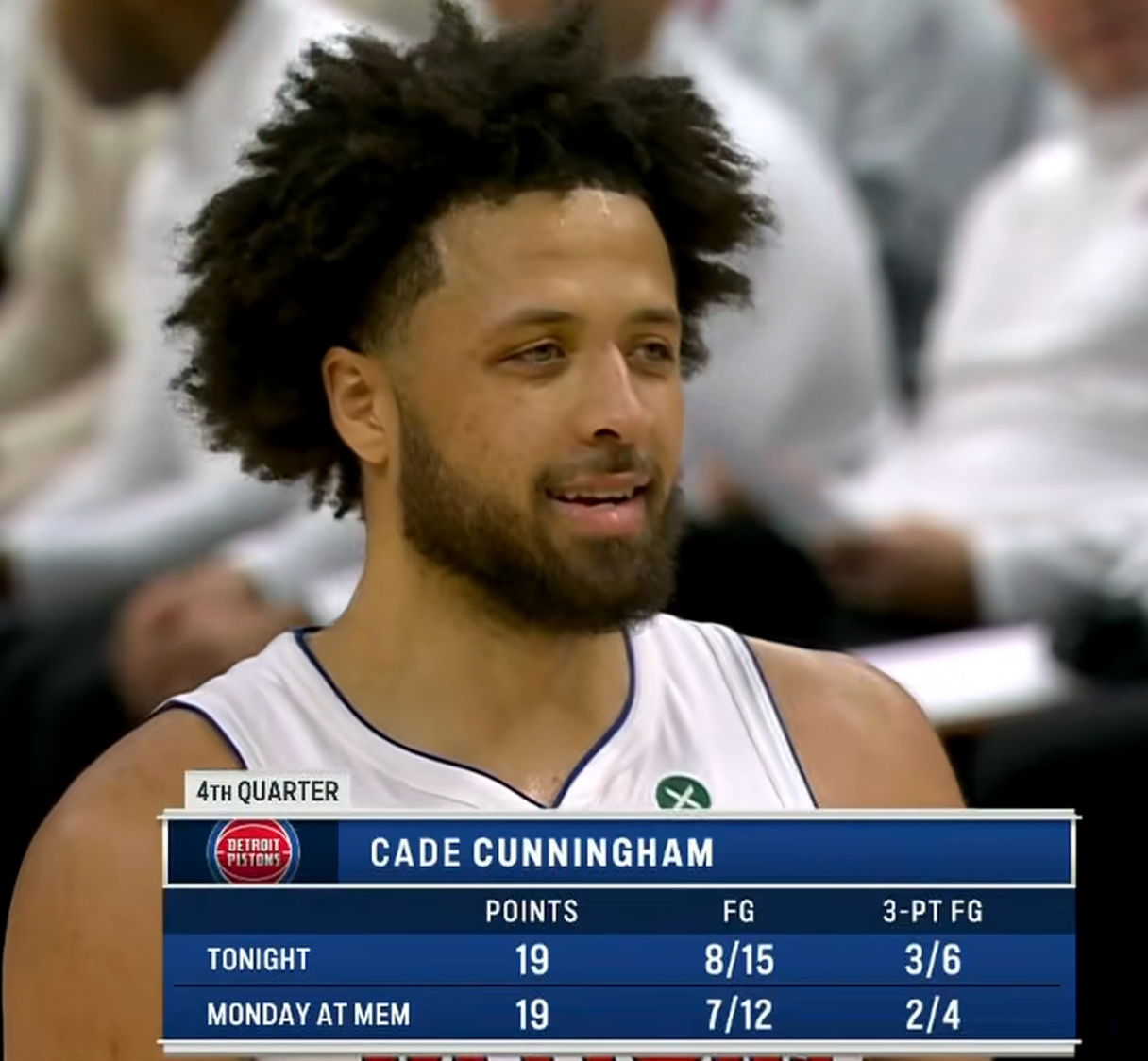 又一个30+10，连续两场末节开杀。我只能说cc还得是这个发型，参考上赛季… ​