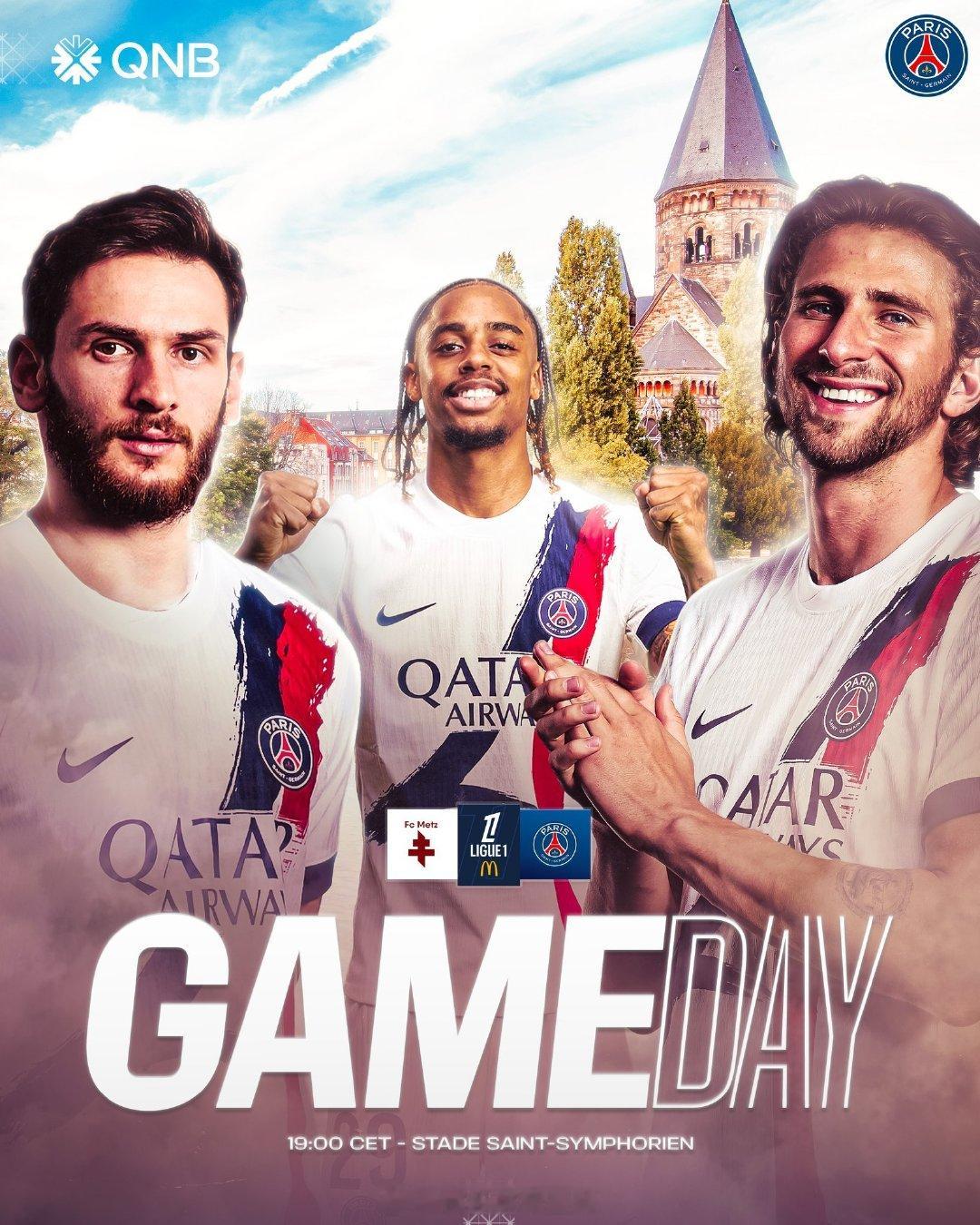 🔴 大巴黎法甲比赛日 🔵🆚 梅斯🏆 法甲第16轮🏟 圣西福里安球场⌚ 