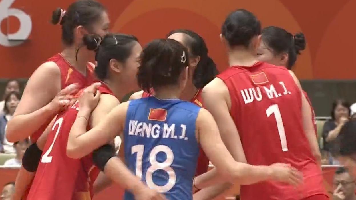 亚运女排传来最新消息！

中国女排3-0完胜哈萨克斯坦，单局轰出25-6！

两
