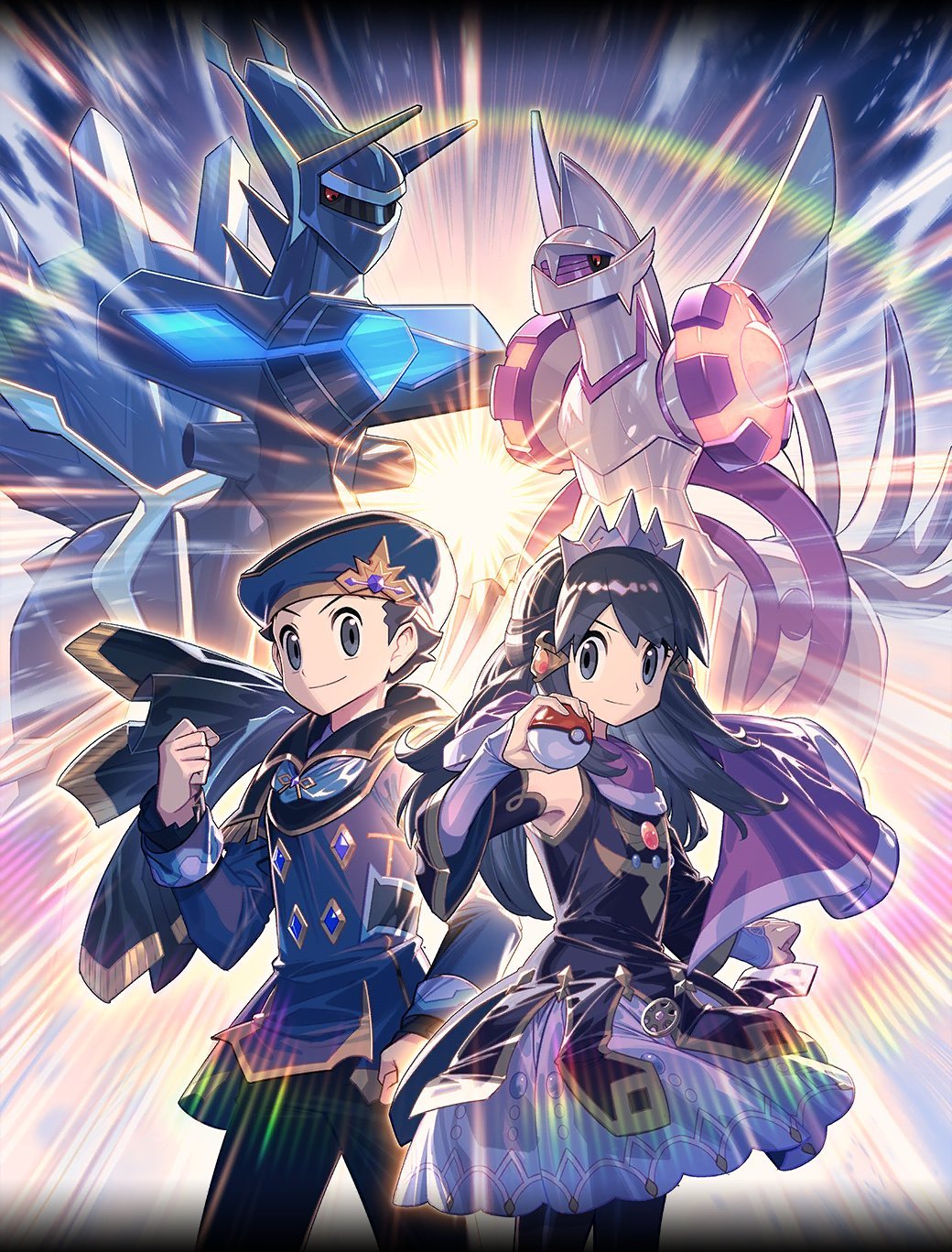 🎉【七周年庆版本抢先资讯】🎉神奥新冠军！新冠军明辉和小光登陆插画宝可梦宝可梦
