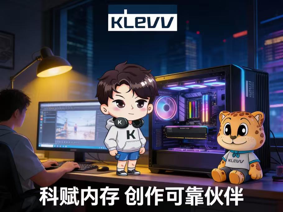 深夜，你还在家里加班，电脑主机内部只有科赋内存的RGB灯效如呼吸般柔和闪烁，“小