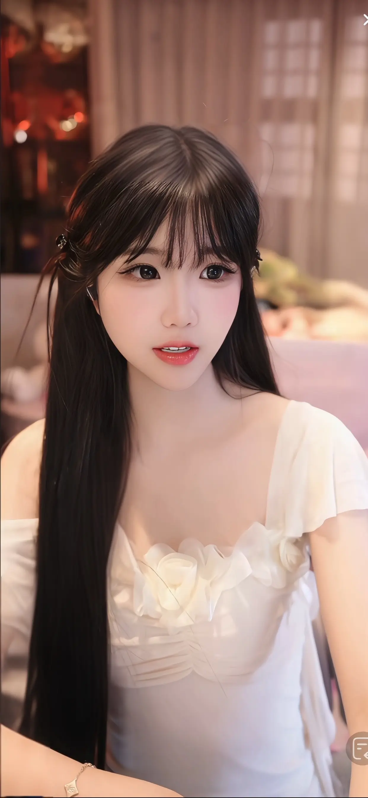 甜美小女孩。