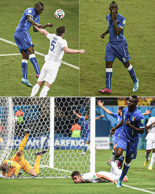 马里奥·巴洛特利是最后一位为意大利在世界杯上进球的球员…… 🌎🏆🇮🇹那是