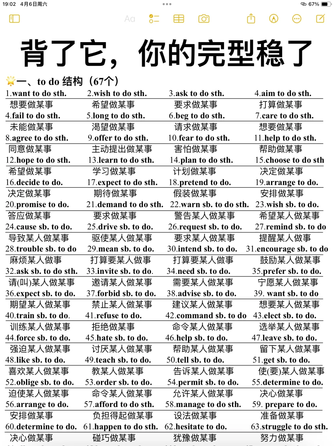 完形填空满分！背完闭眼选答案！英语稳上130+