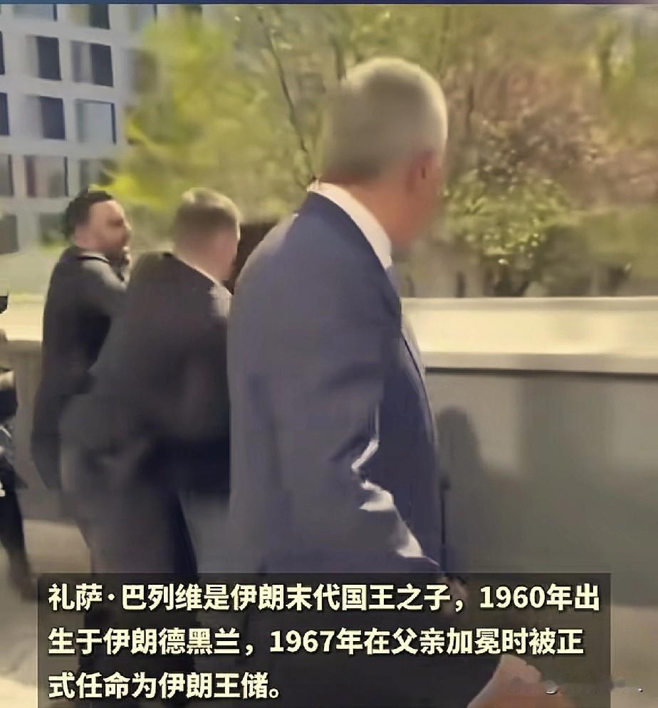 伊朗版本的溥仪？

伊朗最后一个国王的儿子，在德国被人泼一身番茄酱，此人自封是“