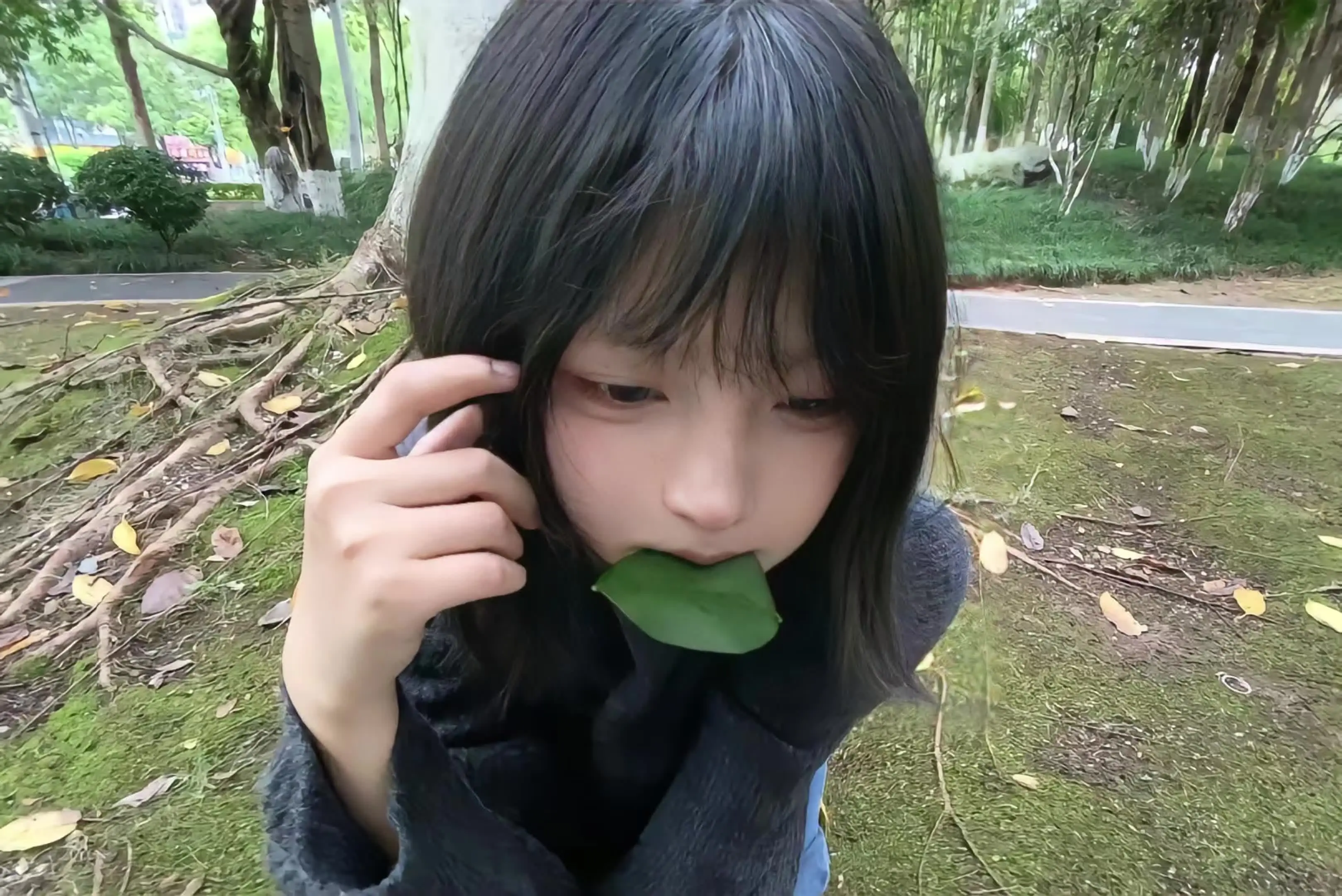 “她像是含苞待放的花骨朵”（ ）