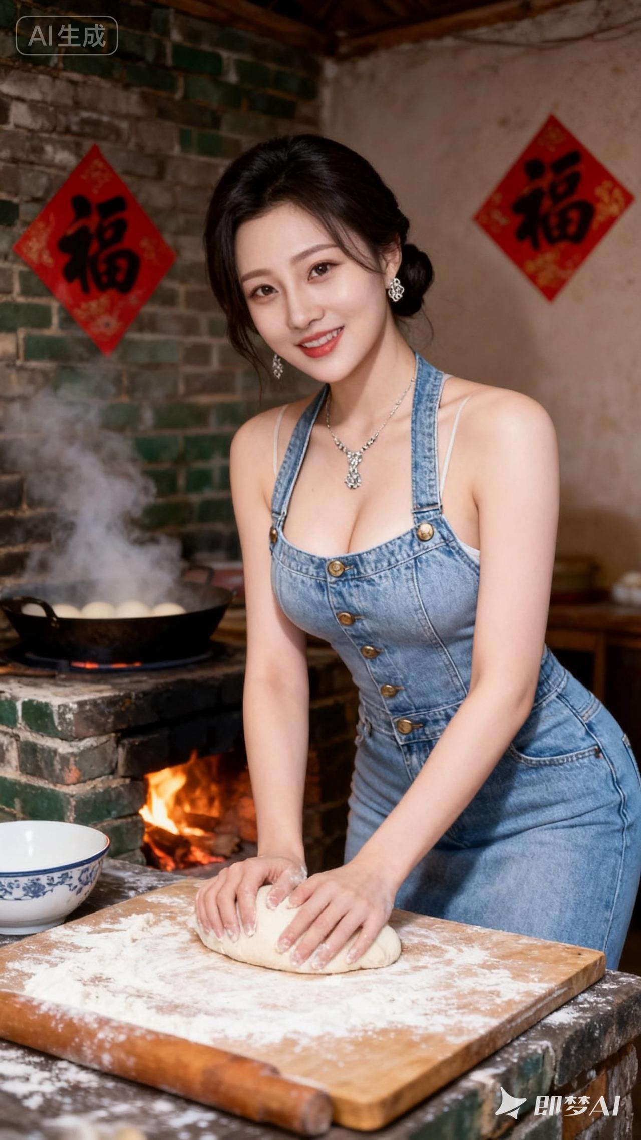 👩‍🍳 亲手做美食，幸福满满！🍜😊
