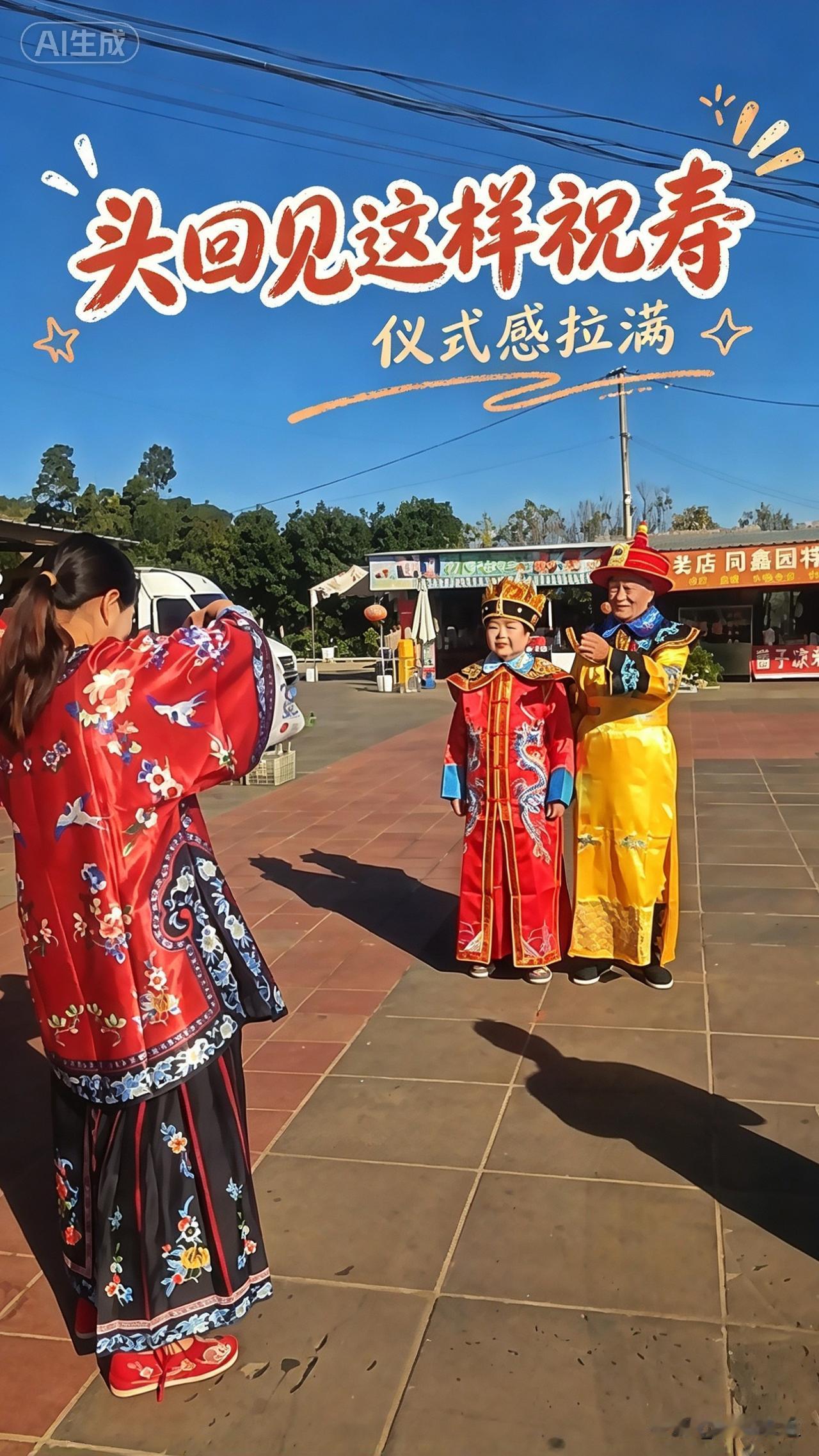 紫溪村八十大寿，这种祝寿方式你能接受吗？
 
在楚雄紫溪村停车场，偶遇一户人家办