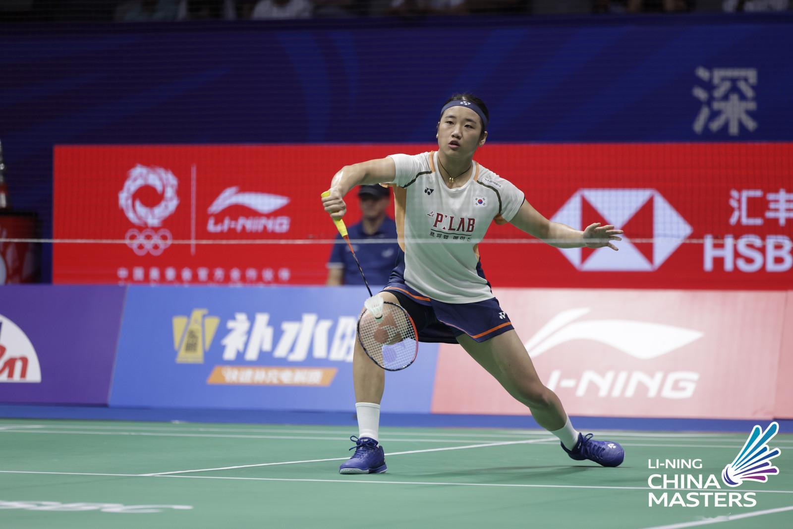 安洗莹🇰🇷 21-10、21-14 🇯🇵山口茜决赛对手：韩悦🇨🇳 v