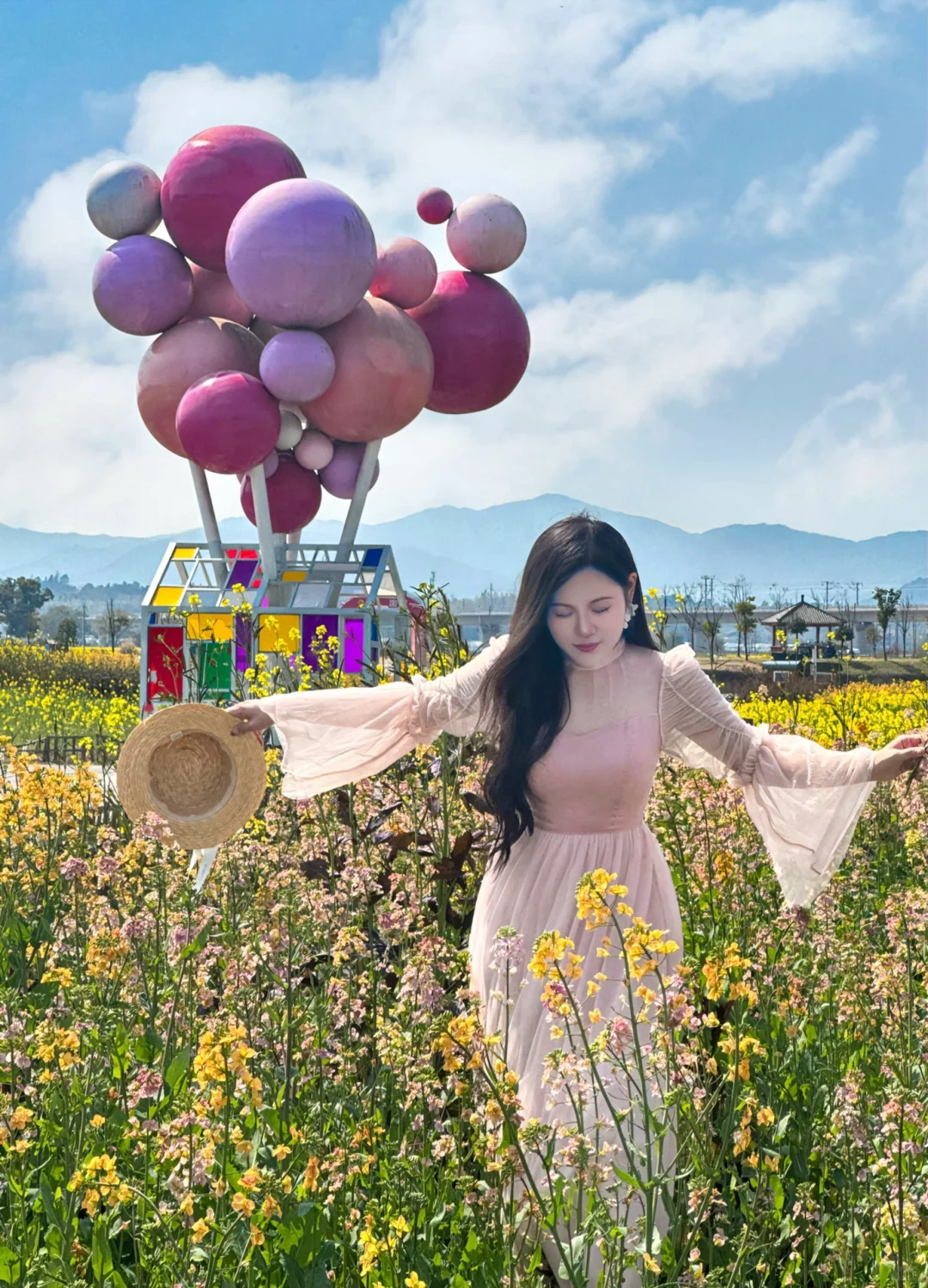 景德镇小众景点🌈油画般彩色油菜花海！！！