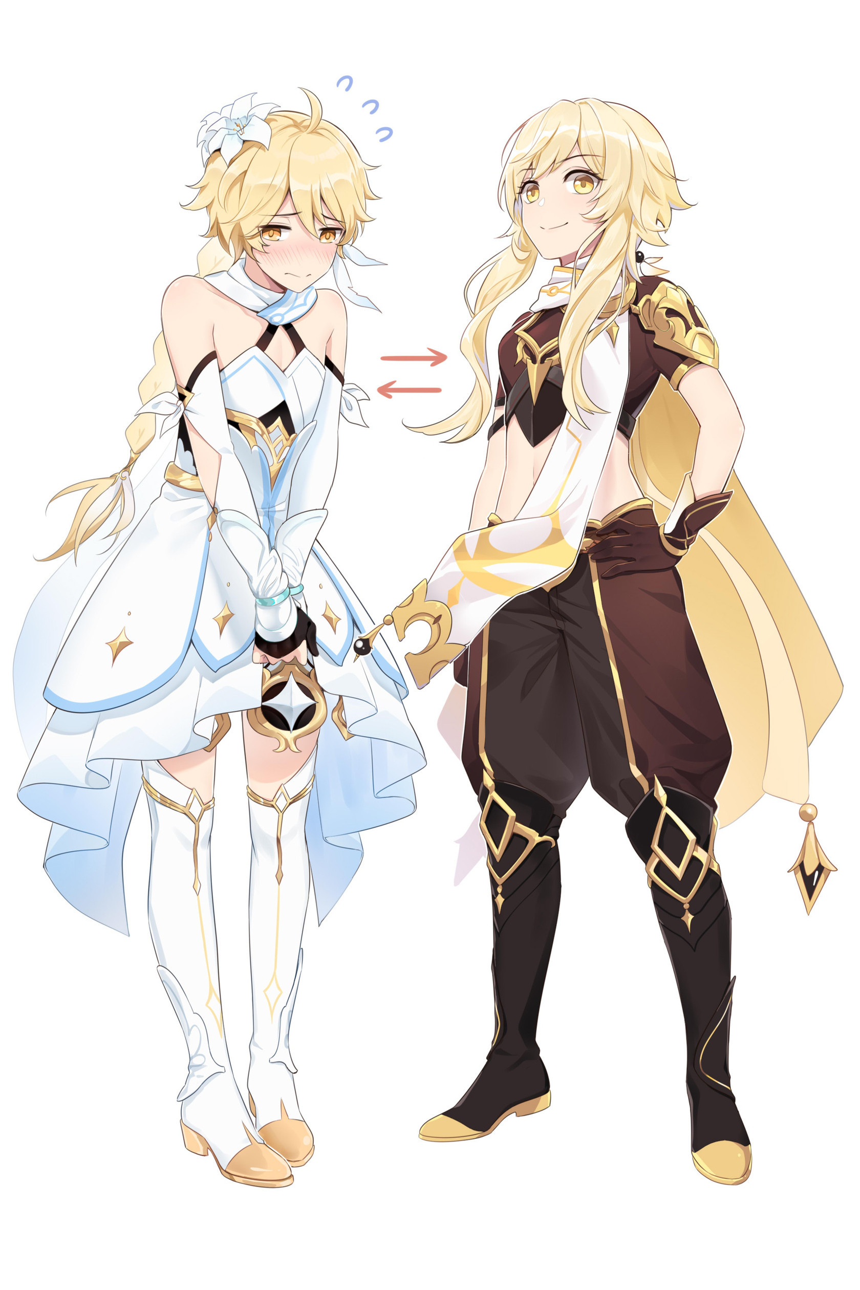 互换衣服，哈哈哈  转:老福特黑狼 