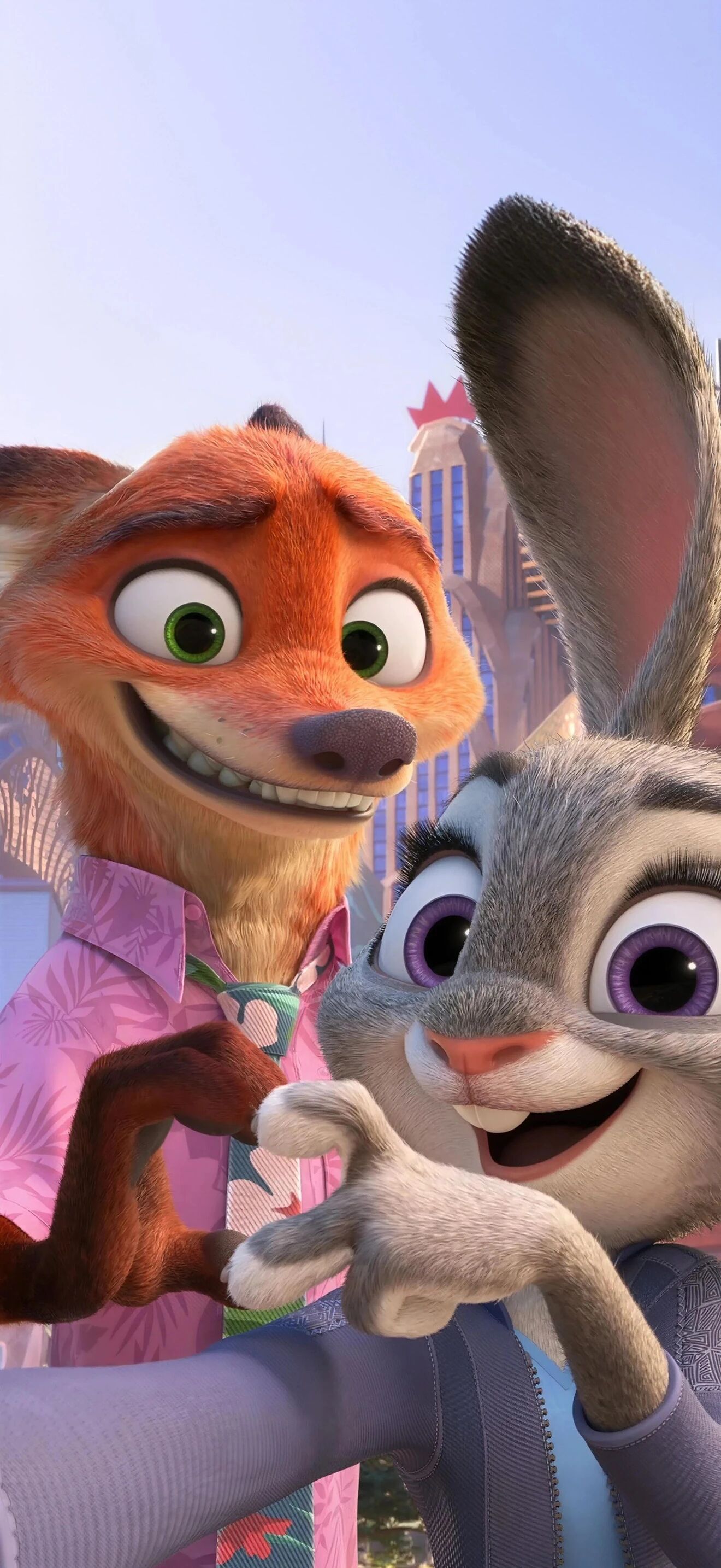 手机全屏壁纸来喽疯狂动物城