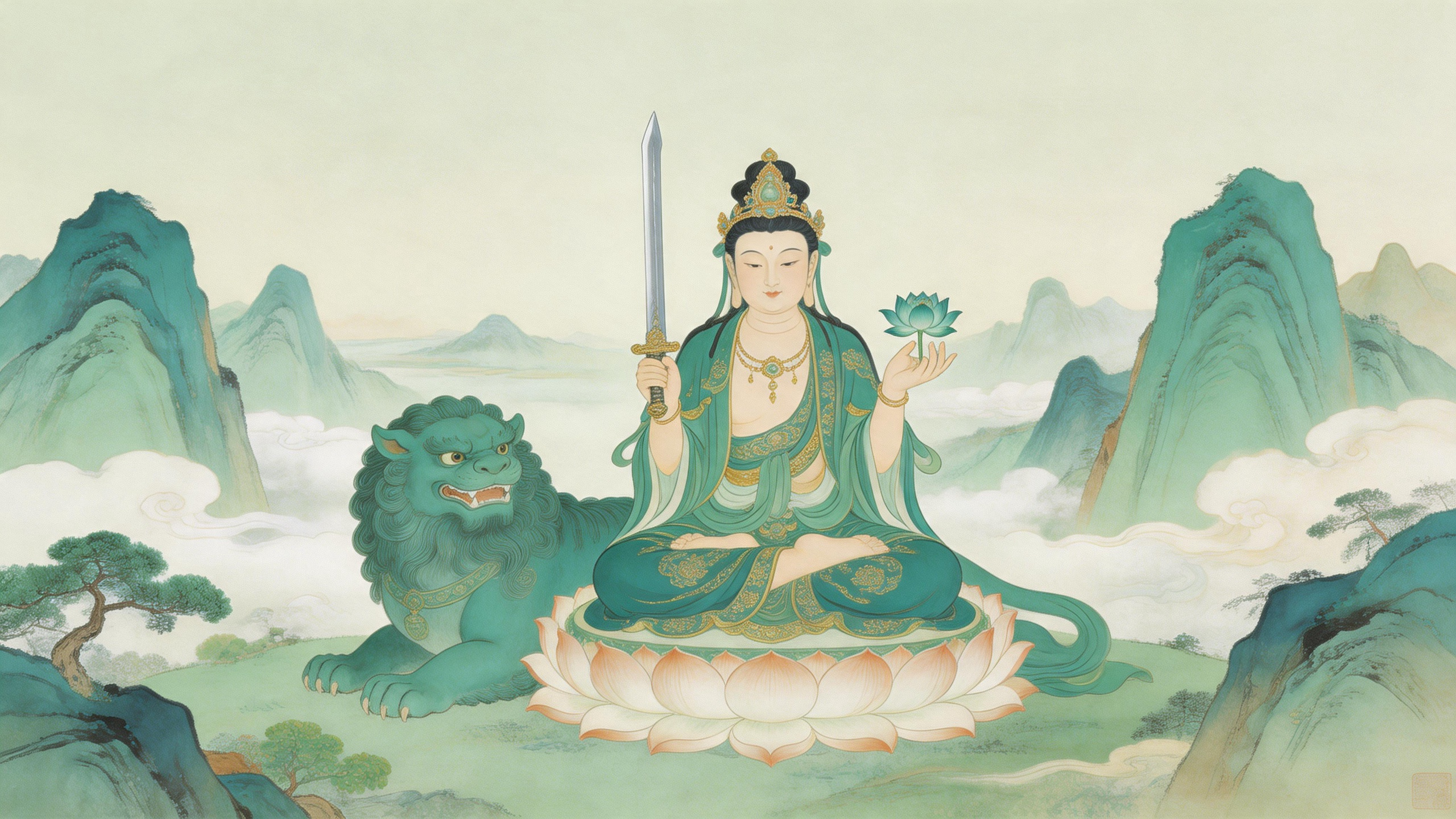 朝拜文殊，开启福运，诸事皆得圆满 