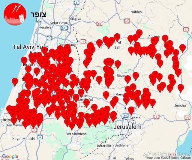 IDF：就在不久前，以色列国防军监测到有导弹从伊朗向以色列领土发射。拉响警报🚨