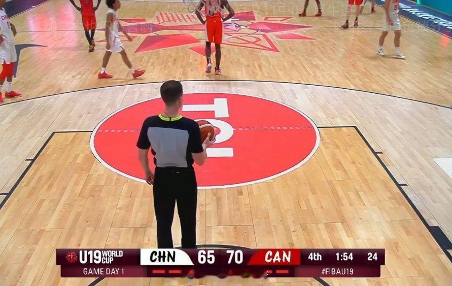 看着差一点，实际差蛮远的[允悲][允悲]u19中国男篮vs加拿大男篮fibau1