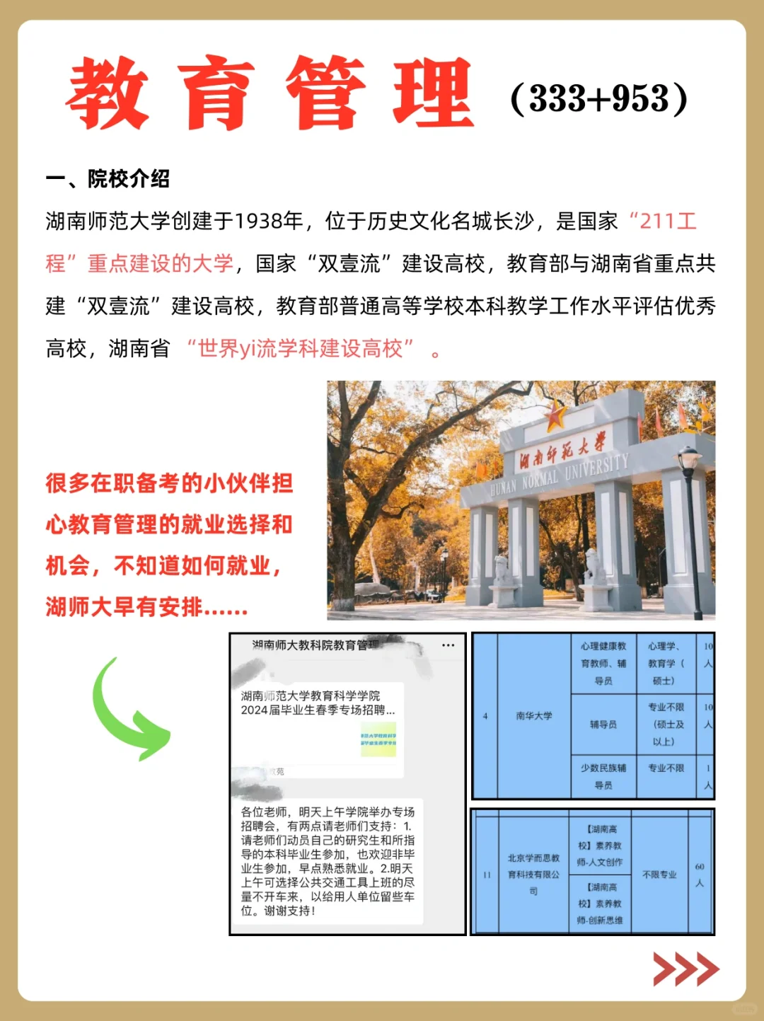 25湖师大-教育管理🆕考情❗️在职教师听劝👏
