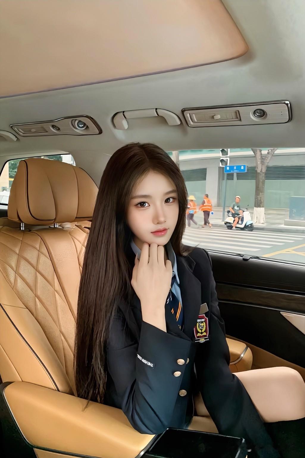清秀的女孩子是什么样子的
校服 女高