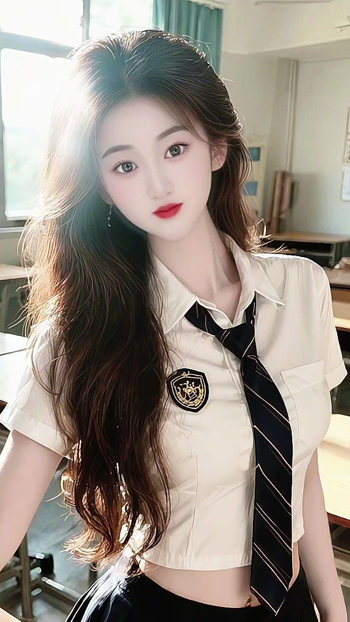 清纯甜美 jk制服 青春校园 学生时代 青春的样子