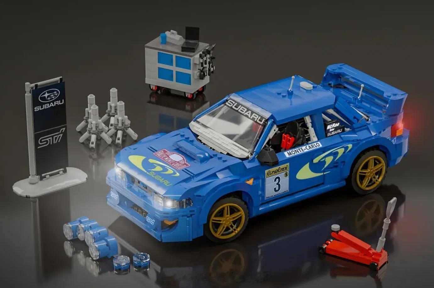 Lego idea中的新作[不愧是你] 创作者TOMOELL以1997年WRC蒙