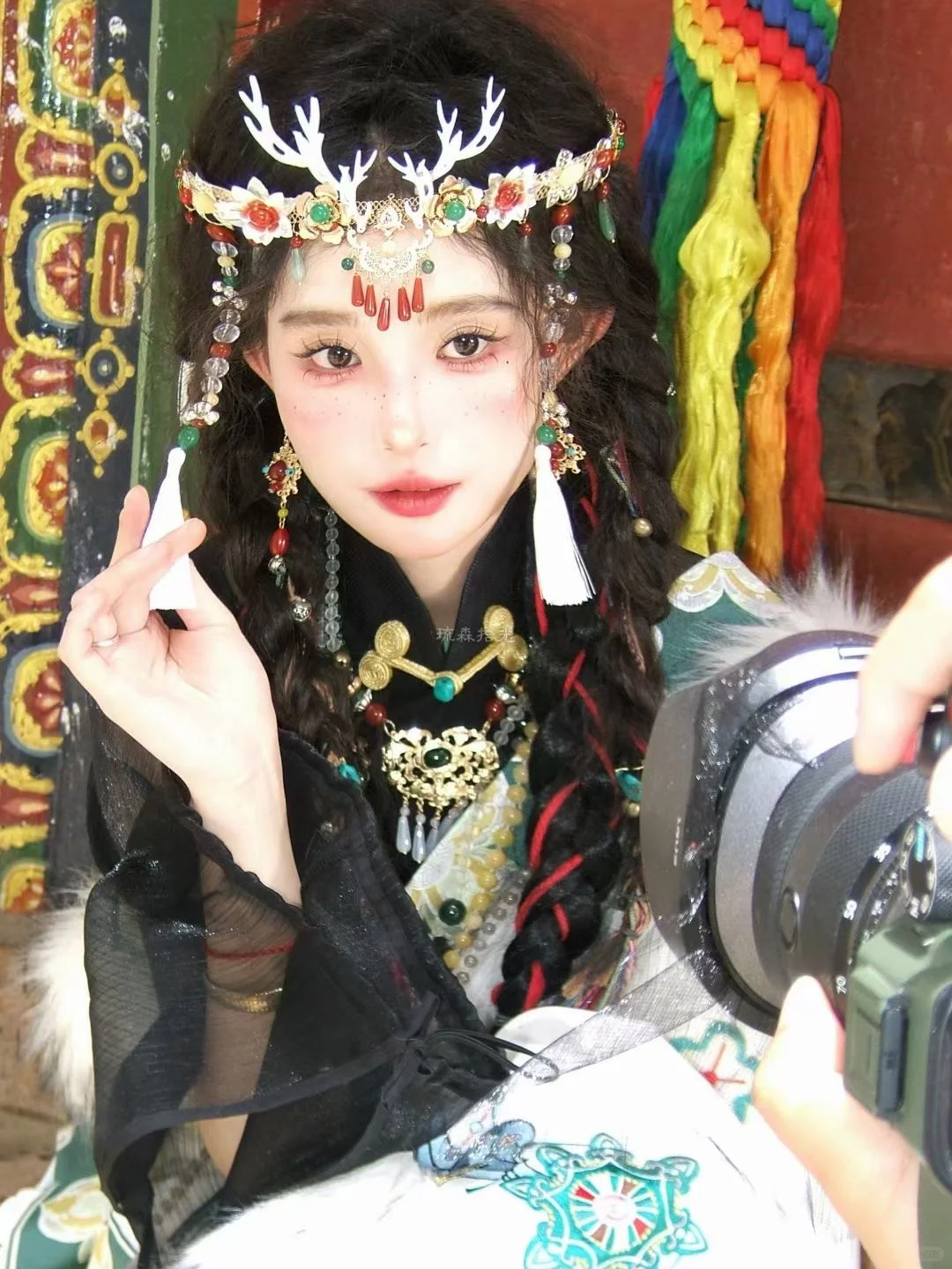 西藏这组藏族公主也太美了🥰绝绝子