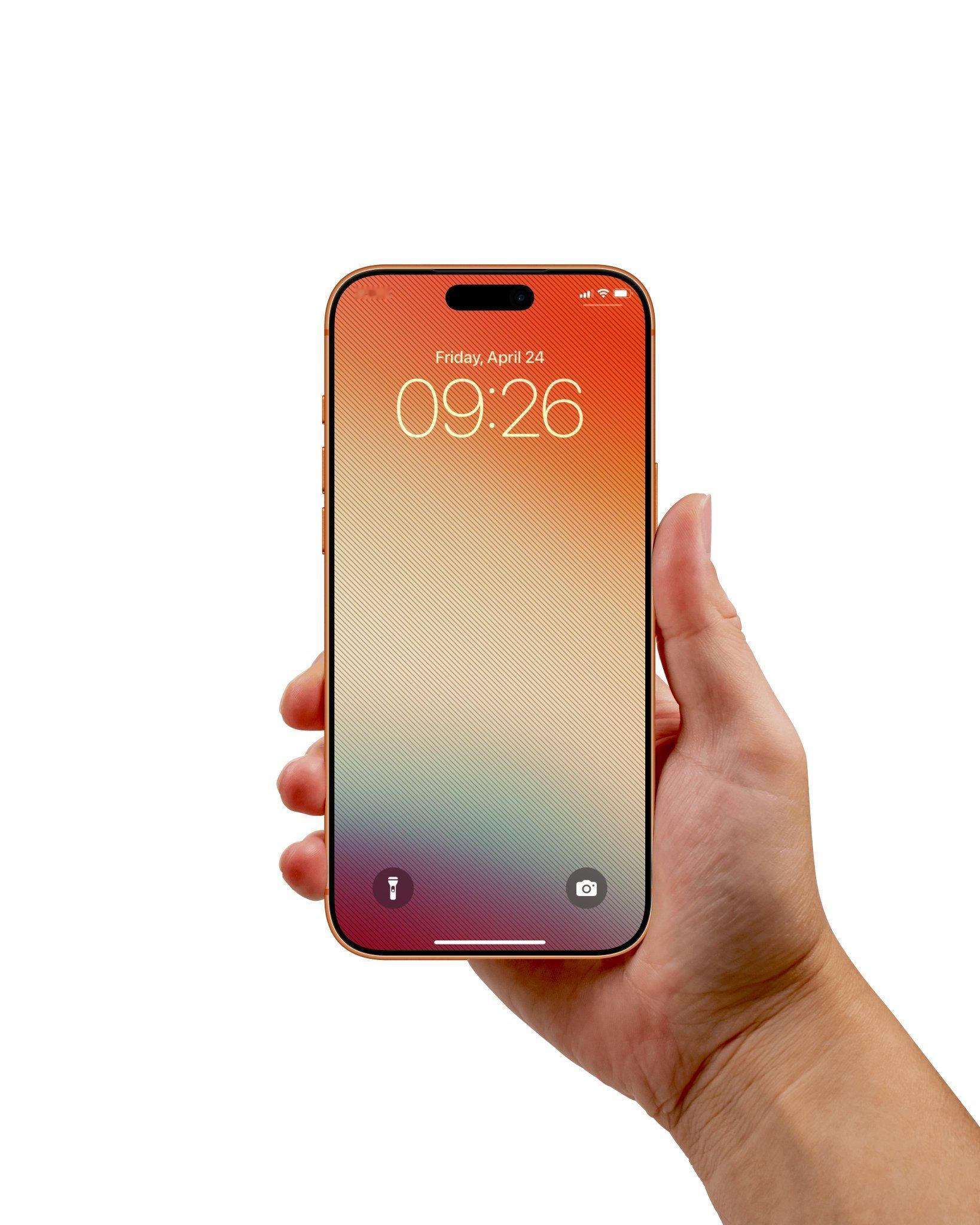 iPhone渐变色壁纸 