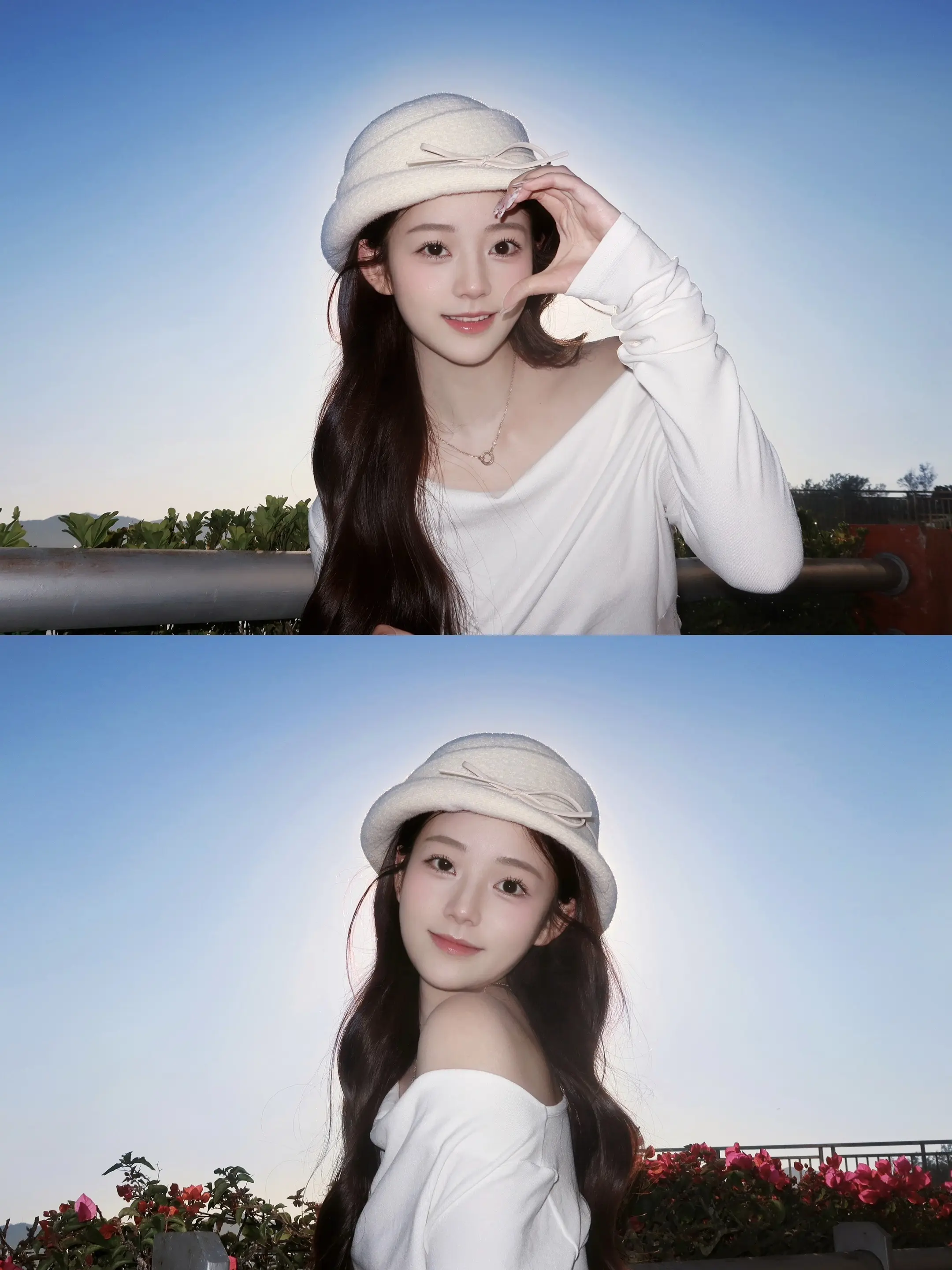 茉莉沾露的尾声是你清澈的瞳仁。