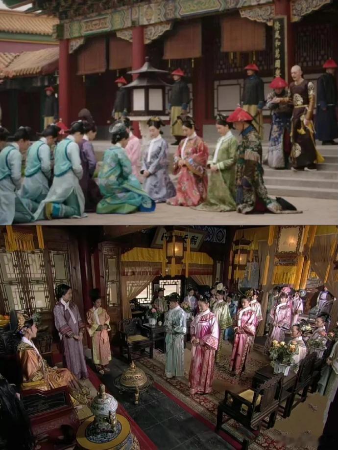 如懿传“名场面”，皇后跪在一群妃子面前…… ​ ​​​