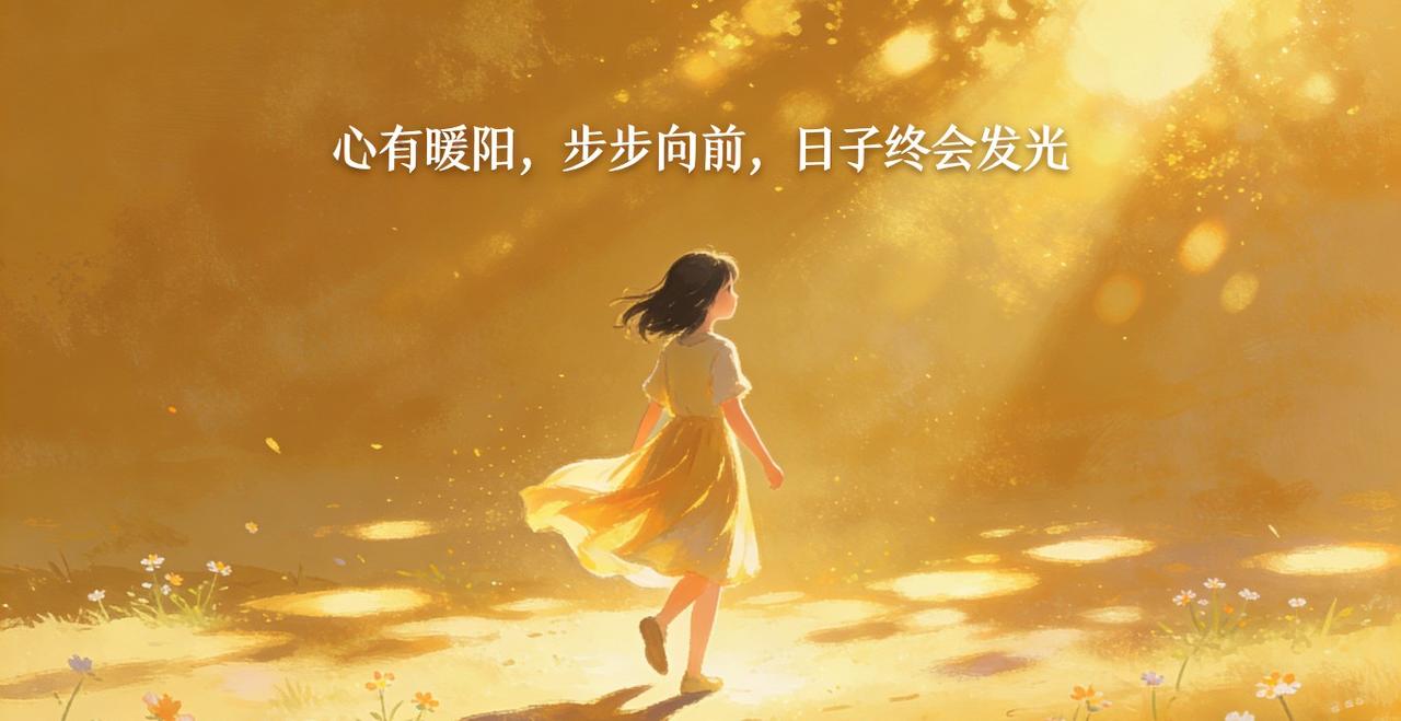 心有暖阳，步步向前，日子终会发光✨