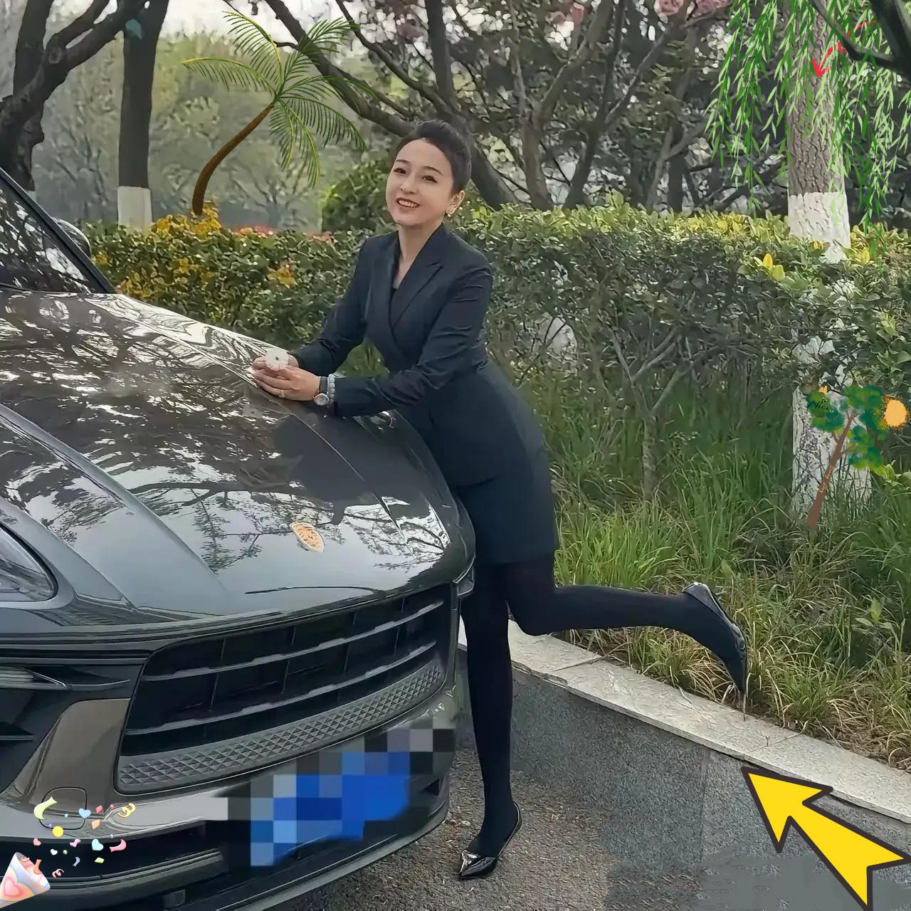 大家都别羡慕保时捷女销冠Molly了
别说身材管理、表情管理
光是一点，很多人就