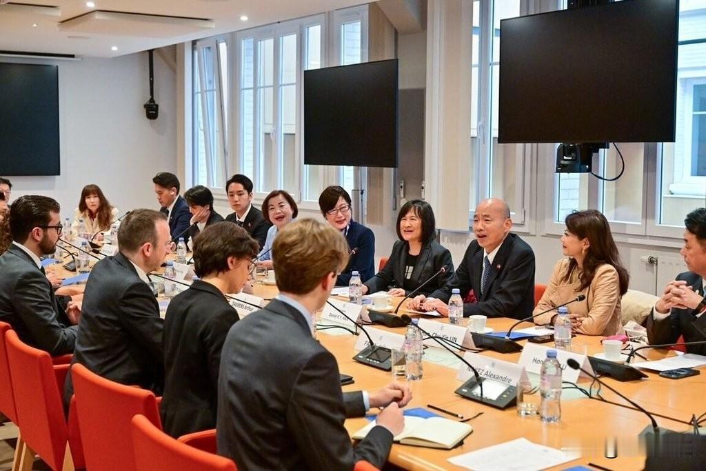 韩国瑜：盼法国各界助台提升国际能见度

正在法国窜访的台立法机构负责人韩国瑜，1