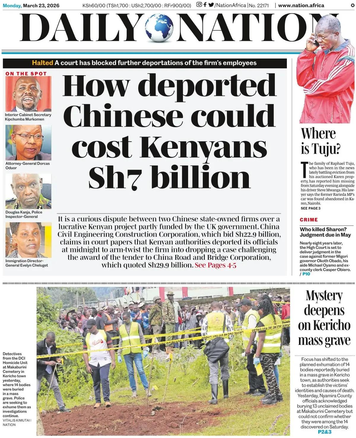 中国海外公司之间应该避免“内讧”，单打独斗，要合规守法，团结一心实现共赢。
肯尼