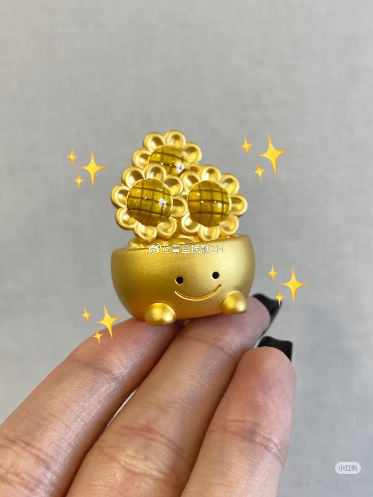 黄金真是买的好不如买的巧黄金这东西其实也挺讲缘分的~有时候就是这么巧，遇到了心仪