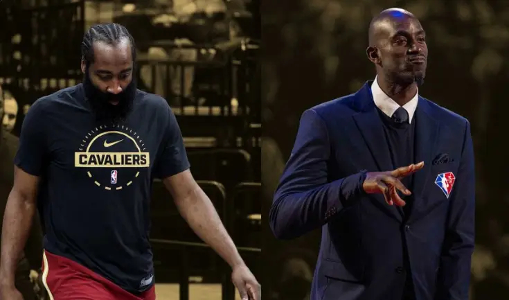 加内特谈哈登：他打得超棒，本该入选今年的全明星。“他打得超棒，本该入选全明星。比