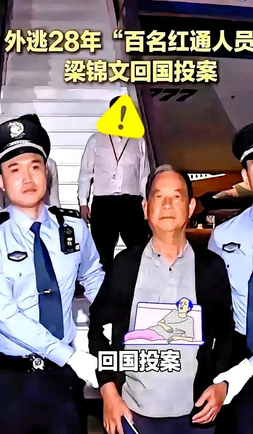 72岁的外逃“红通人员”梁锦文，在国外花天酒地、纸醉金迷享受了28年，把赃款挥霍