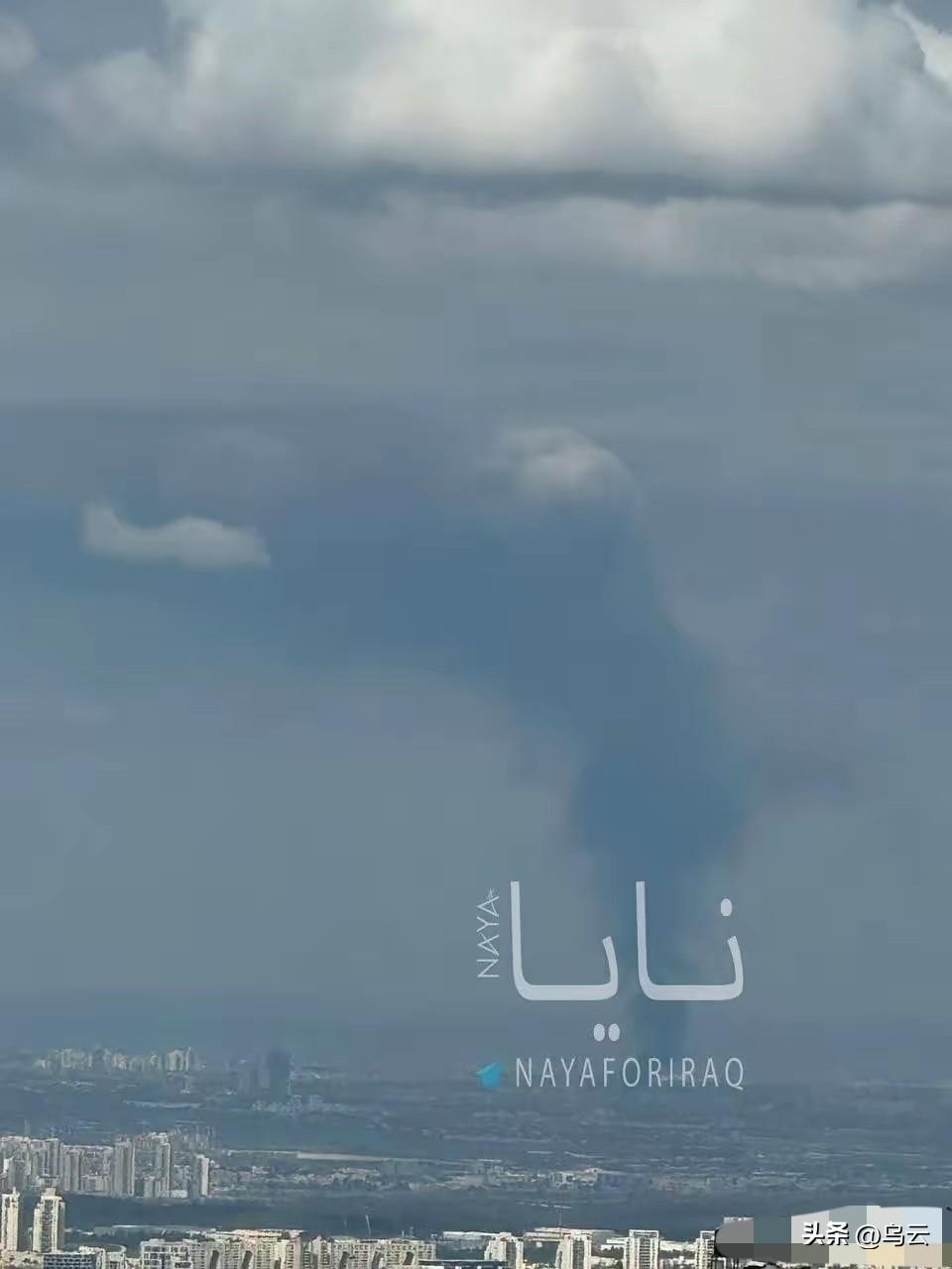 伊朗的反击来了，以色列特拉维夫城区发生爆炸，大片区域响起防空警报，以色列军方称防