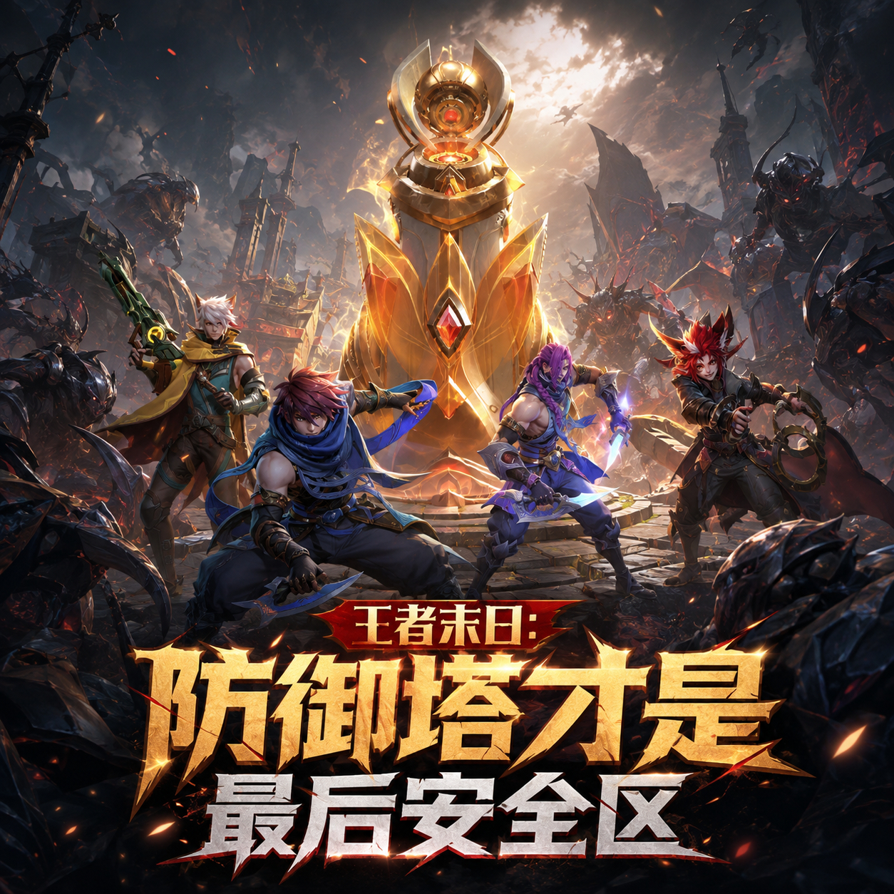 小王夏令营王者奇幻故事集王者农小说大赛《王者末日：防御塔才是最后安全区》王者大陆