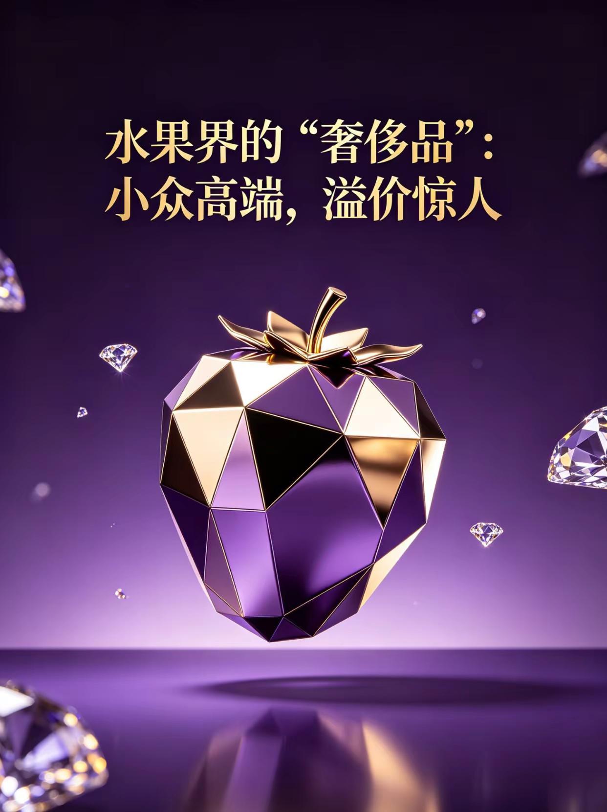 水果界的“奢侈品”：小众高端，溢价惊人。水果种植 奢侈品 小众高端
