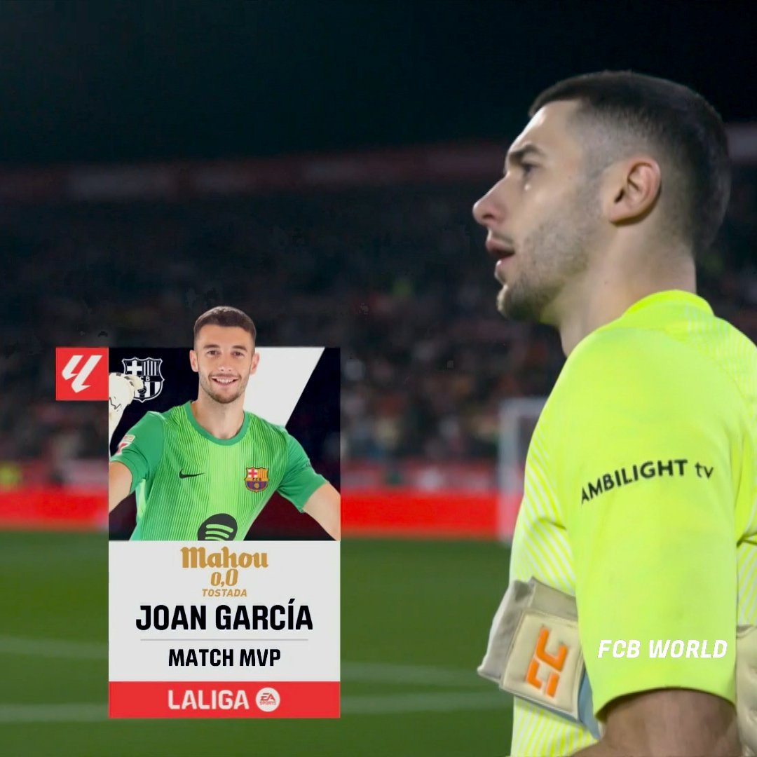 胡安-加西亚当选全场最佳……赫罗纳2比1巴萨赫罗纳vs巴萨巴萨