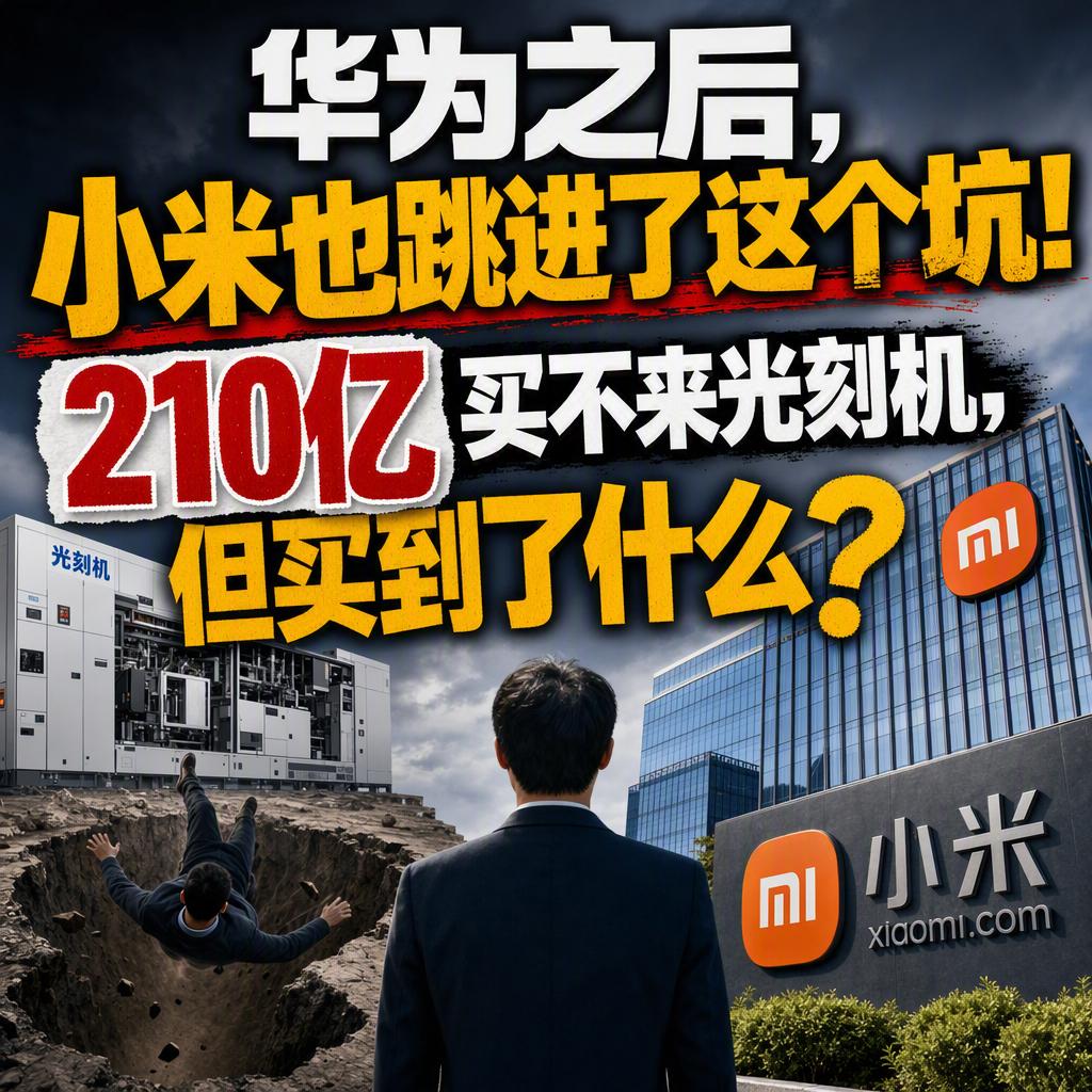 很多人以为，砸210亿造芯片，是为了买一台光刻机。
真相是，这210亿一台光刻机