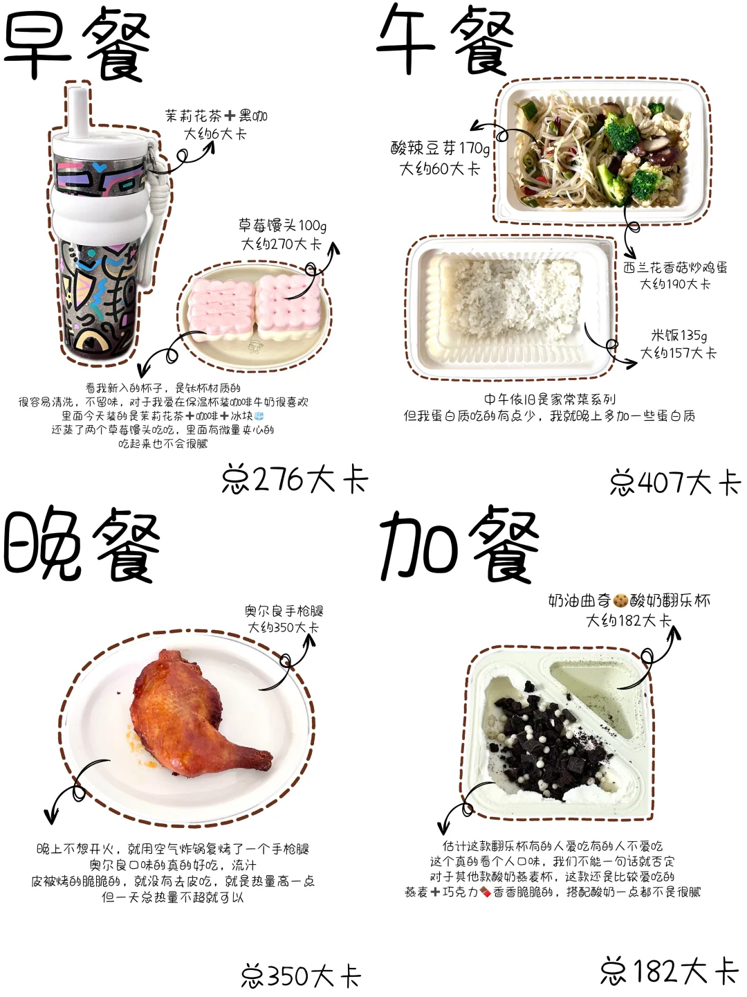 吃喝｜运动｜摄入1200大卡吃什么？