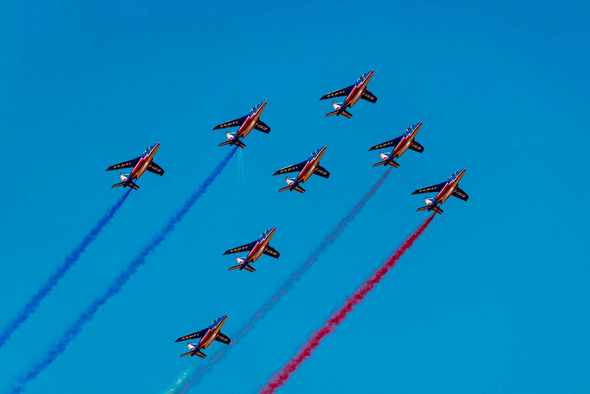 今日幻影 早午安法国空天军（AAE）幻影2000D和法兰西巡逻兵阿尔法喷气Pho