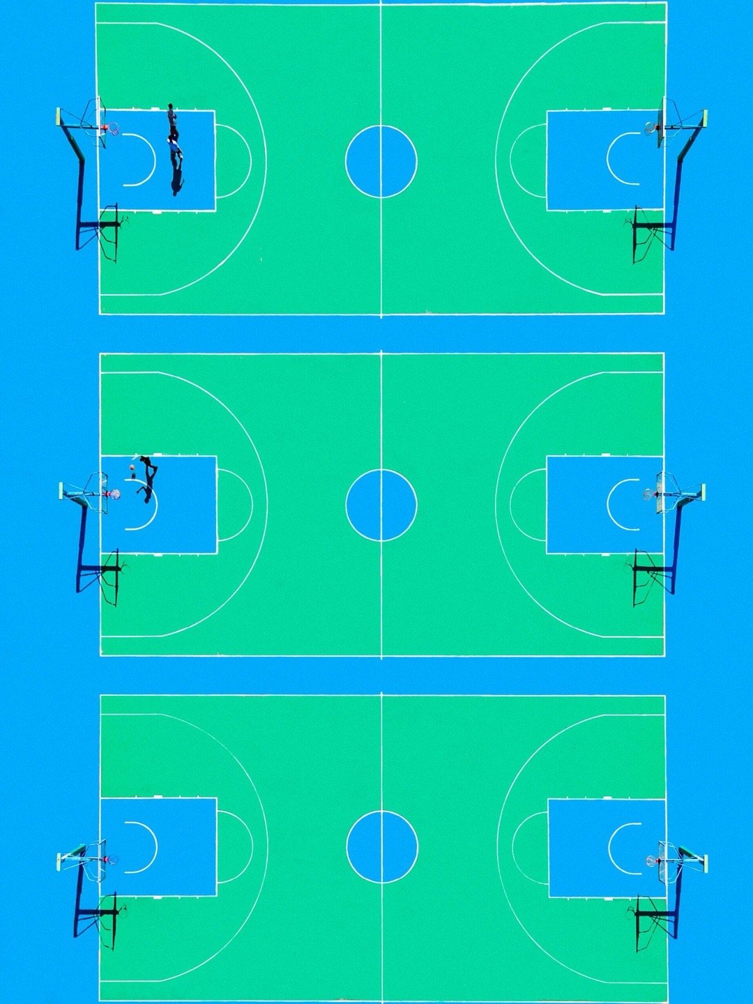 篮天下世界上的美丽球场 济南无人机航拍 | 城市运动场⚽🏀🎾Images v