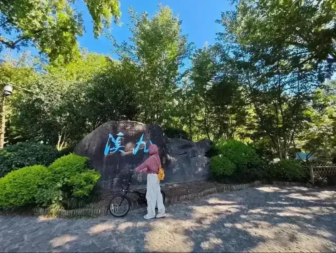 杭州实在是太火了，人潮涌动热闹非凡。
双休日我换个路径避骑行，避开人流拥堵的虎跑