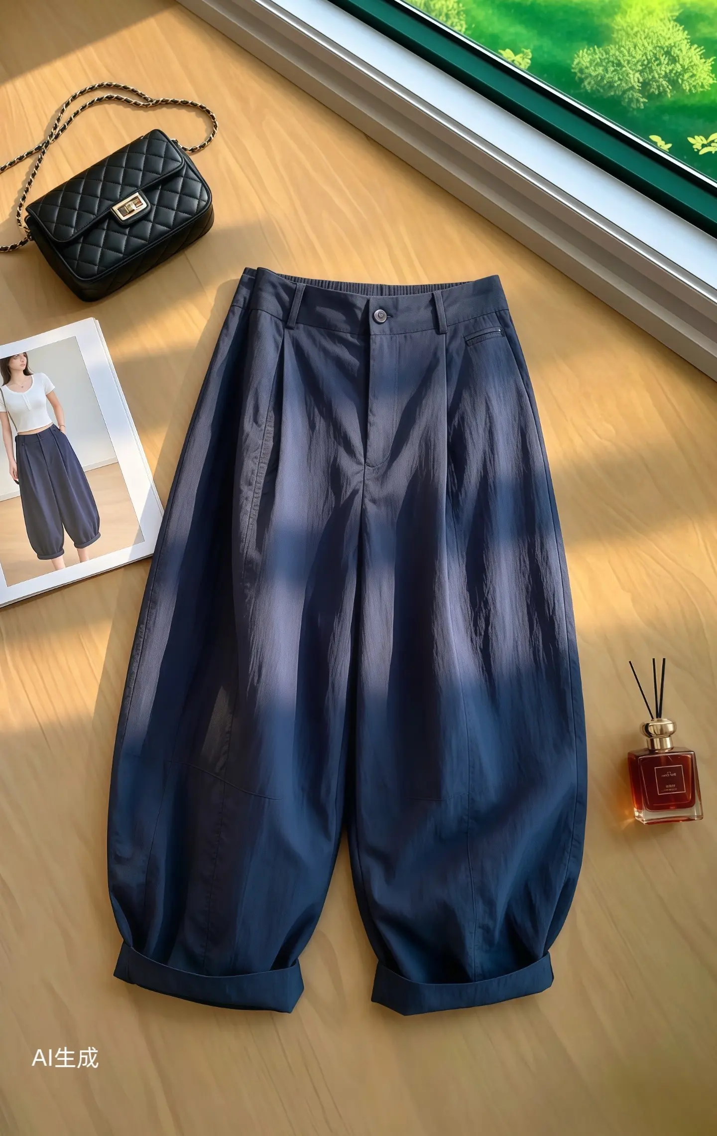 休闲阔腿裤 穿出自己的风格 一眼就爱上的神裤 夏季穿搭 百搭裤子