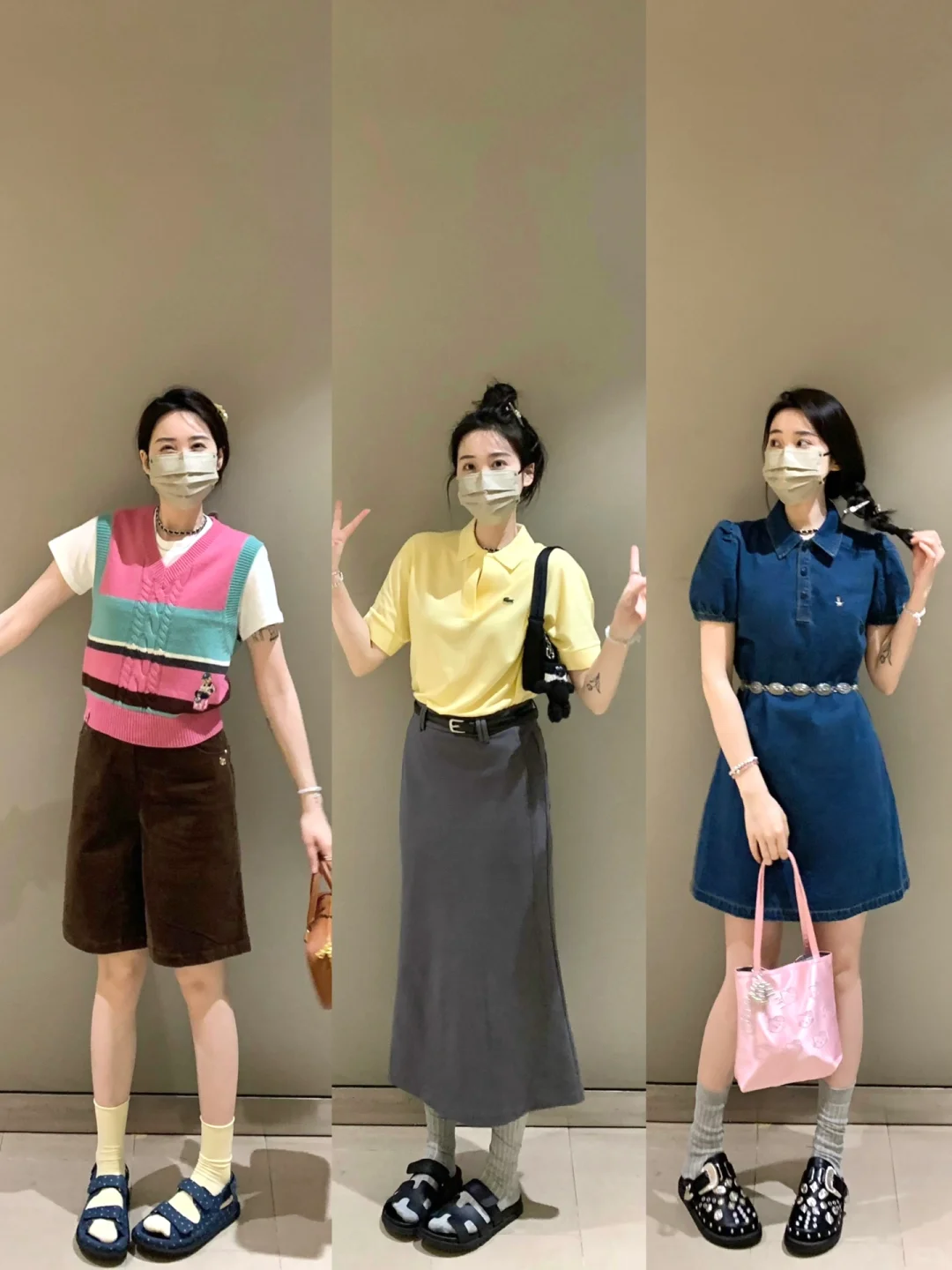 夏日新衣试穿 彩色系出游真的很绝呀！！！