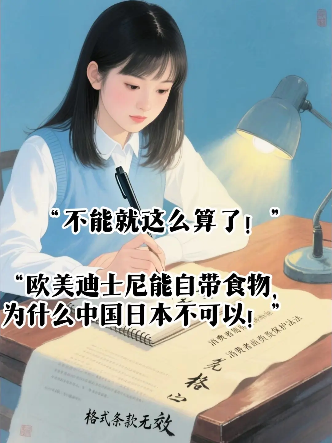 迪士尼不允带食物，她将其告上法庭…