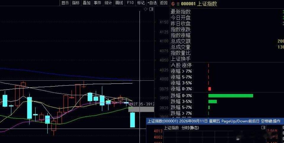 雪崩了，注意，5231只股跌，红盘涨的不到300只股，大盘指数神经了，跌的那么夸
