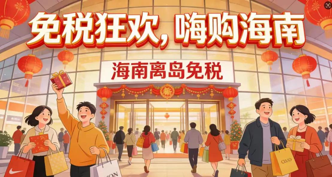 7天狂揽12亿！海南离岛免税新年“开门红”，消费热力拉满
海南免税店 海南免税港